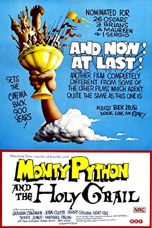Capa do filme Monty Python em Busca do Cálice Sagrado