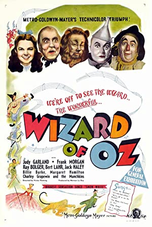 Capa do filme O Mágico de Oz