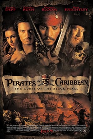 Capa do filme Piratas do Caribe: A Maldição do Pérola Negra