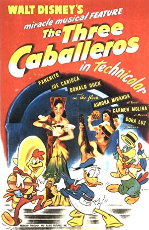 Capa do filme The Three Caballeros