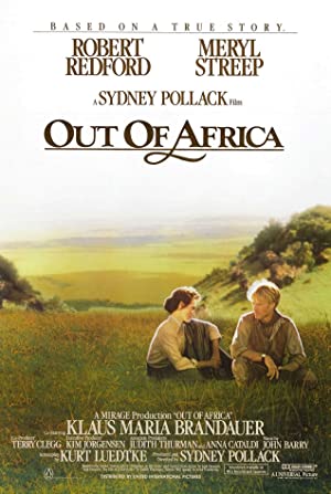 Capa do filme Out of Africa