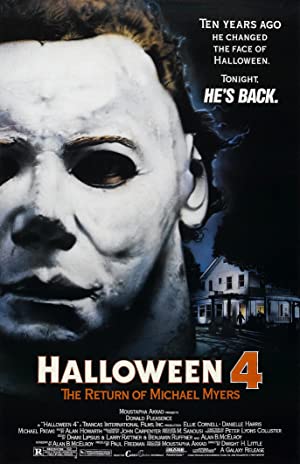 Capa do filme Halloween 4: The Return of Michael Myers