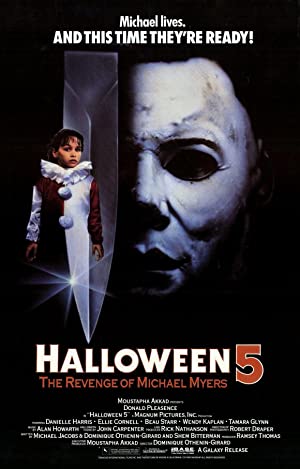 Capa do filme Halloween 5: The Revenge of Michael Myers