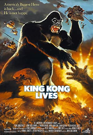 Capa do filme King Kong Lives