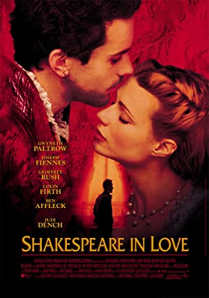 Capa do filme Shakespeare Apaixonado