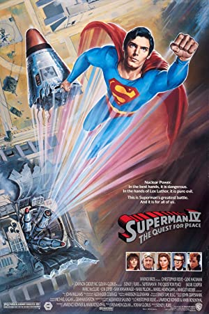 Capa do filme Superman IV: The Quest for Peace