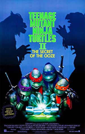 Capa do filme Teenage Mutant Ninja Turtles II: The Secret of the Ooze