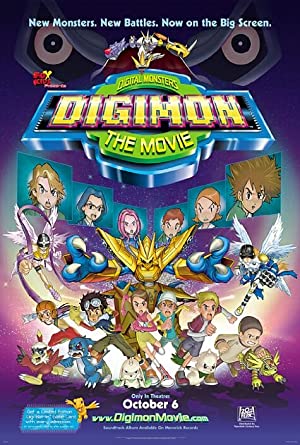 Capa do filme Digimon: The Movie