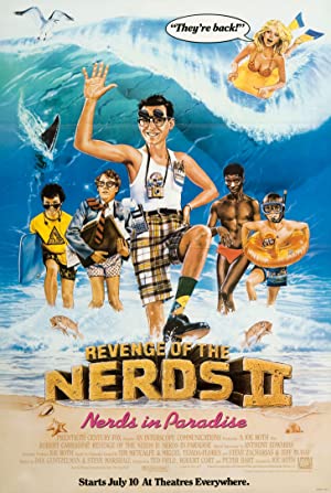 Capa do filme Revenge of the Nerds II: Nerds in Paradise