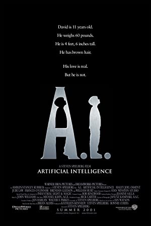 Capa do filme A.I. Artificial Intelligence