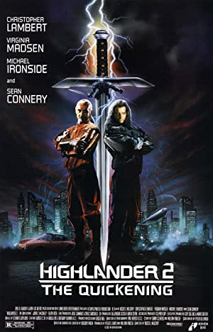 Capa do filme Highlander II: The Quickening