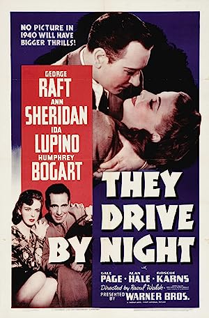 Capa do filme They Drive by Night