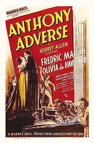 Capa do filme Anthony Adverse