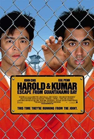 Capa do filme Harold & Kumar Escape from Guantanamo Bay