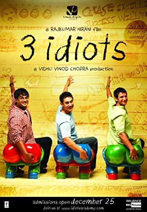 Capa do filme 3 Idiots