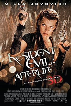 Capa do filme Resident Evil: Afterlife