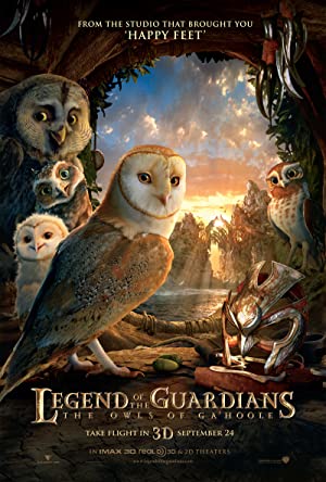 Capa do filme Legend of the Guardians: The Owls of Ga'Hoole