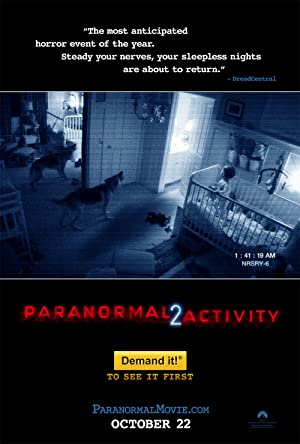 Capa do filme Paranormal Activity 2