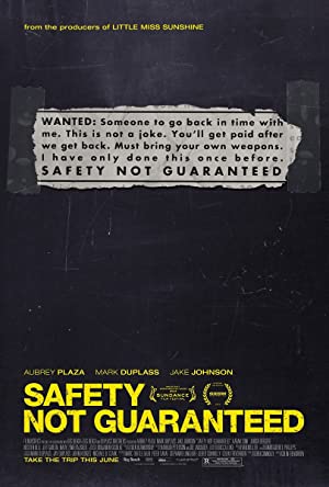 Capa do filme Safety Not Guaranteed