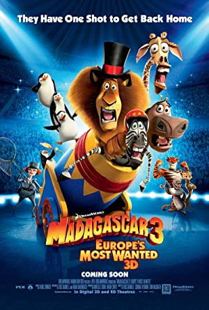 Capa do filme Madagascar 3: Europe's Most Wanted