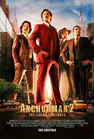 Capa do filme Anchorman 2: The Legend Continues