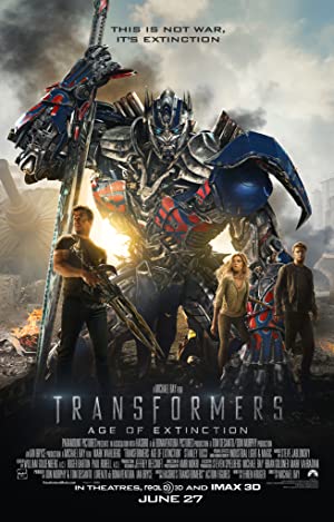 Capa do filme Transformers: Age of Extinction